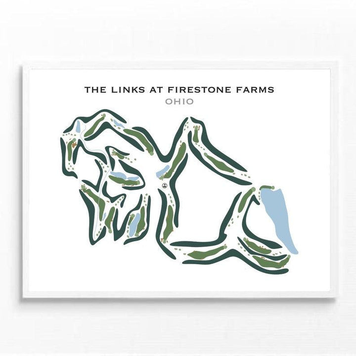 The Links at Firestone Farms, Ohio - Printed Golf Courses - Golf Course Prints