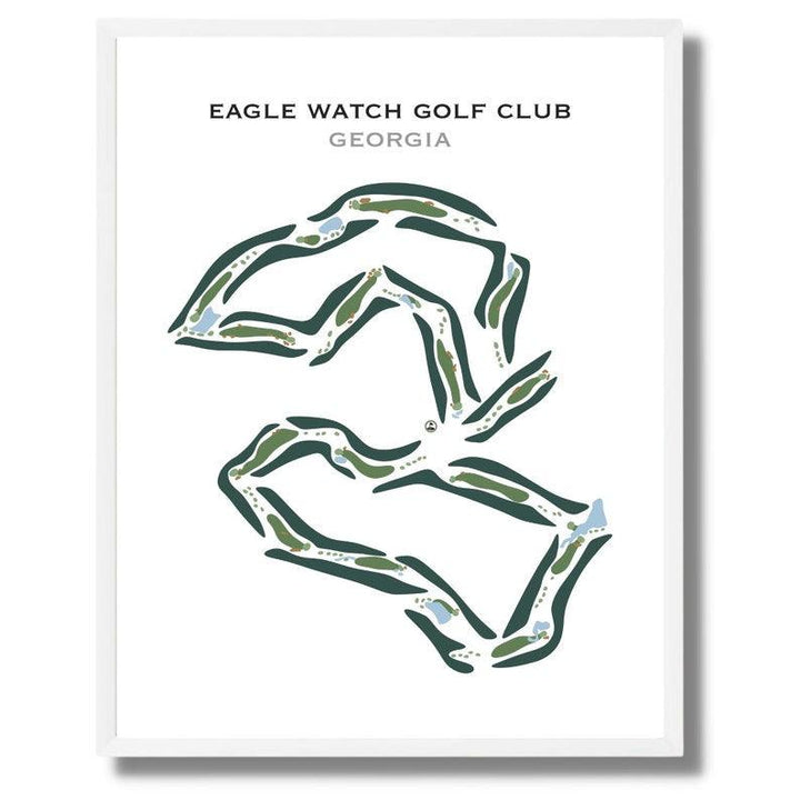 Eagle Watch Golf Club, Georgia - Printed Golf Courses - Golf Course Prints