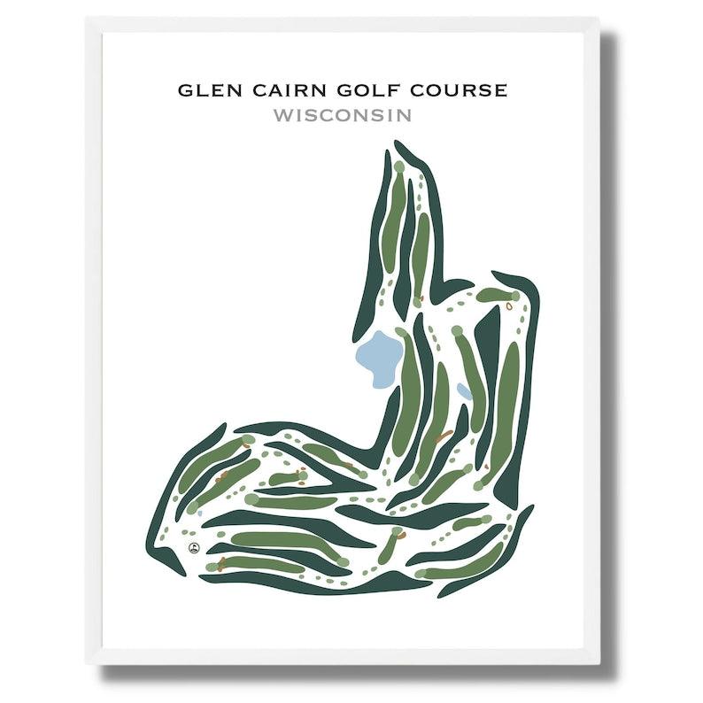 Glen Cairn Golf Course, Wisconsin - Printed Golf Courses - Golf Course Prints