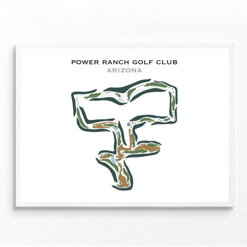 Power Ranch Golf Club, Arizona - Printed Golf Courses - Golf Course Prints
