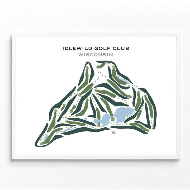 Idlewild Golf Club, Wisconsin - Printed Golf Courses - Golf Course Prints