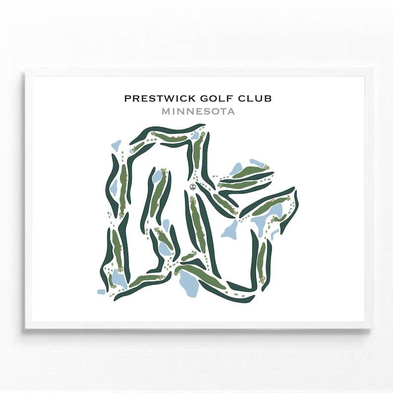 Prestwick Golf Club, Minnesota - Printed Golf Courses - Golf Course Prints