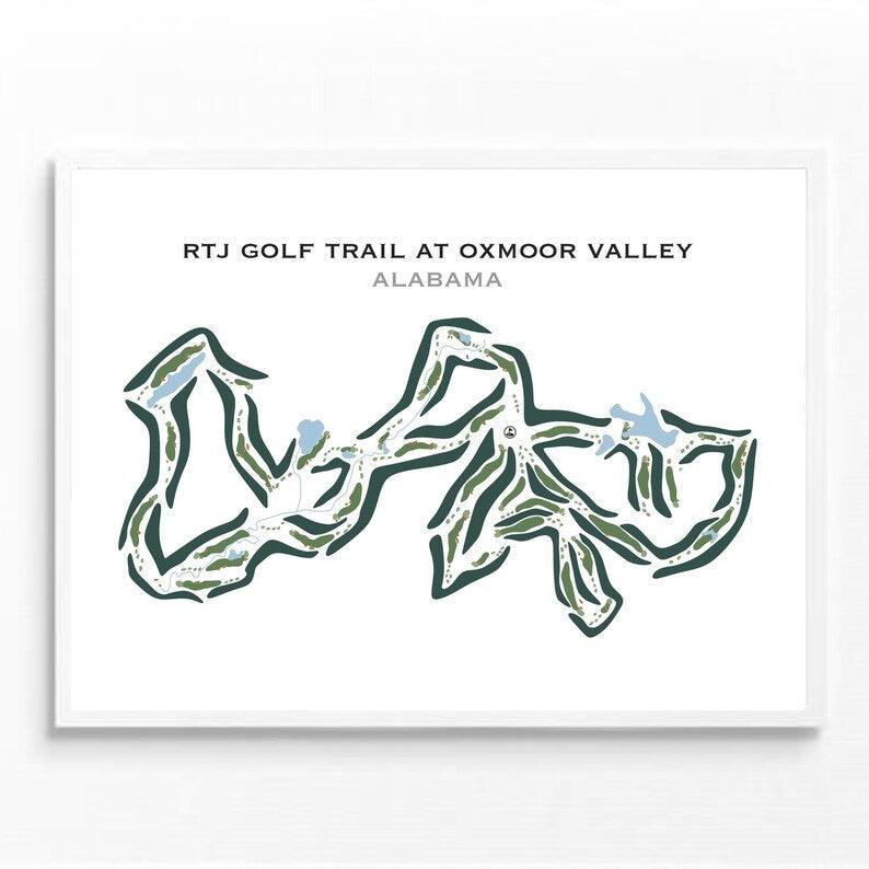 RTJ Golf Trail at Oxmoor Valley, Alabama - Printed Golf Courses - Golf Course Prints