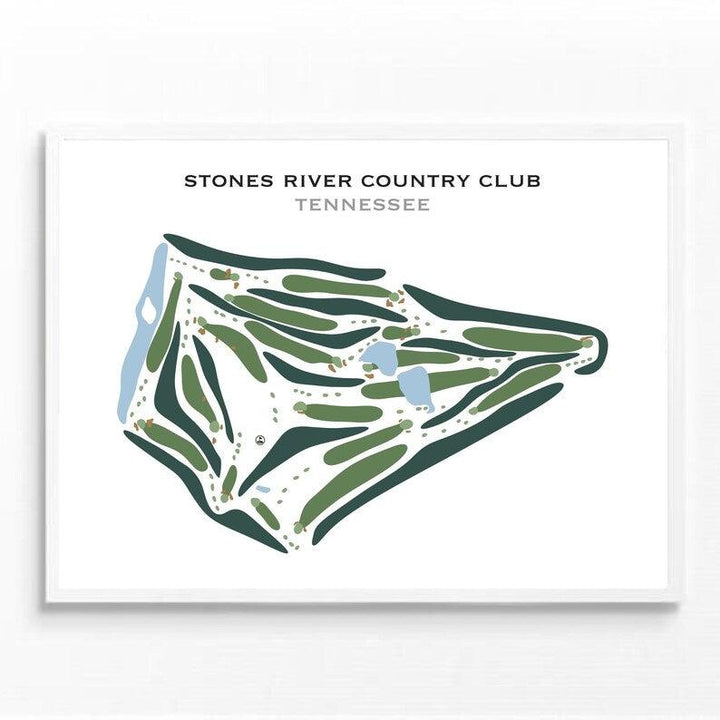 Stones River Country Club, Tennessee - Printed Golf Courses - Golf Course Prints