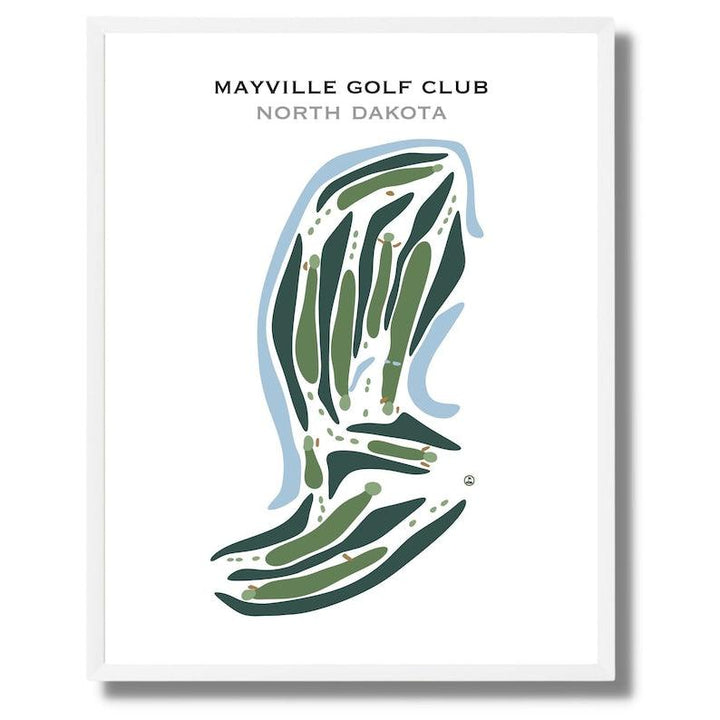 Mayville Golf Club, North Dakota - Printed Golf Courses - Golf Course Prints