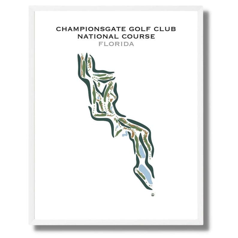 ChampionsGate Golf Club National Course, Florida - Printed Golf Courses - Golf Course Prints