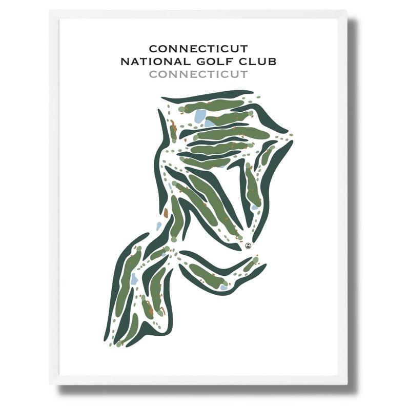 Connecticut National Golf Club, Connecticut - Printed Golf Courses - Golf Course Prints