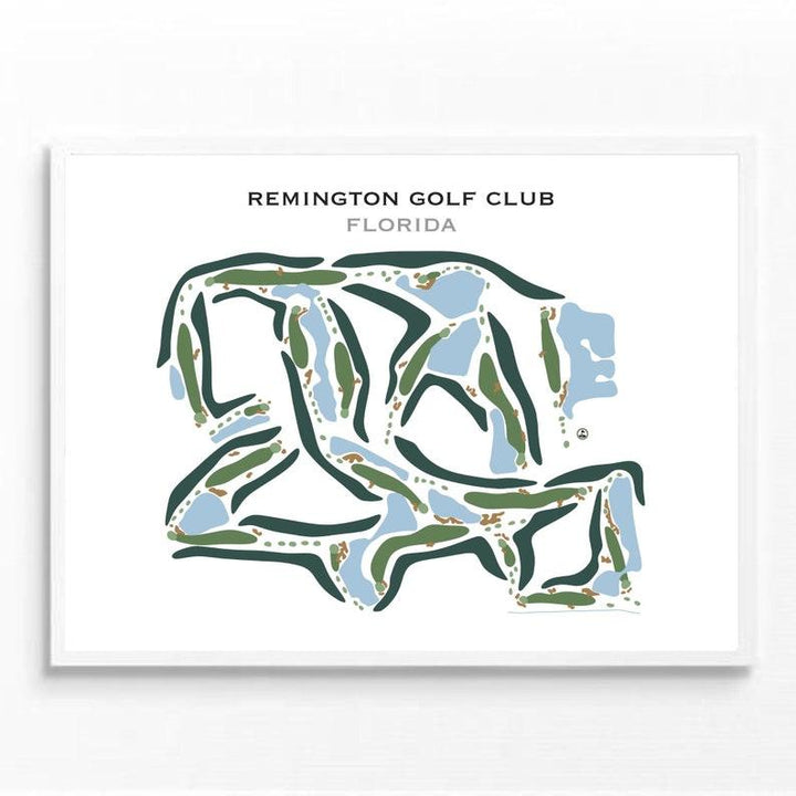 Remington Golf Club, Florida - Printed Golf Courses - Golf Course Prints