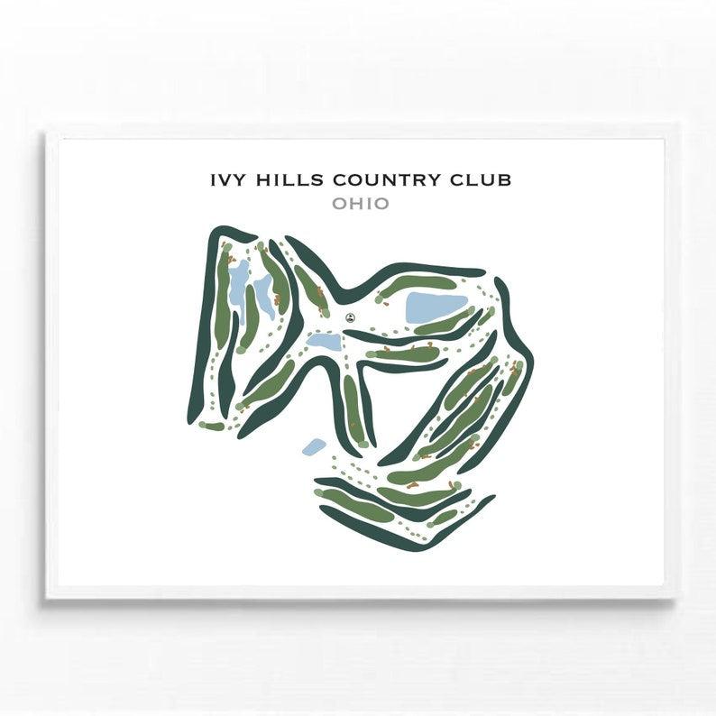 Ivy Hills Country Club, Ohio - Printed Golf Courses - Golf Course Prints