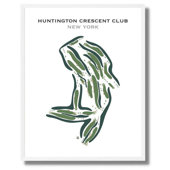 Huntington Crescent Club, New York - Printed Golf Courses - Golf Course Prints