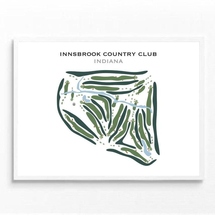 Innsbrook Country Club, Indiana - Printed Golf Courses - Golf Course Prints
