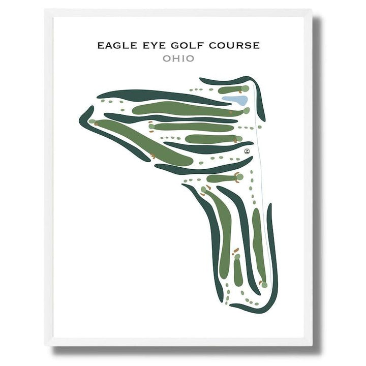 Eagle Eye Golf Course, Ohio - Printed Golf Courses - Golf Course Prints