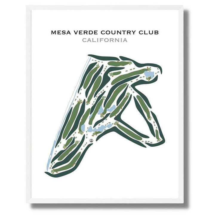 Mesa Verde Country Club, California - Printed Golf Courses - Golf Course Prints
