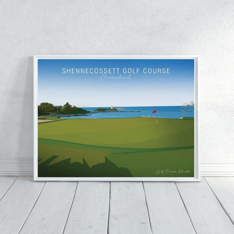 Shennecossett Golf Course, Connecticut - Signature Designs - Golf Course Prints