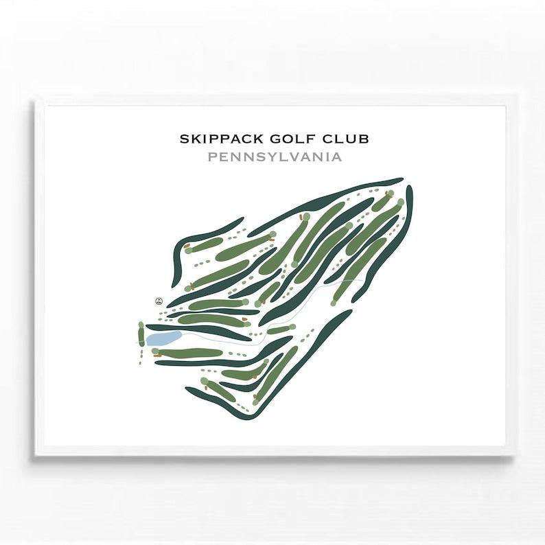 Skippack Golf Club, Pennsylvania - Printed Golf Courses - Golf Course Prints