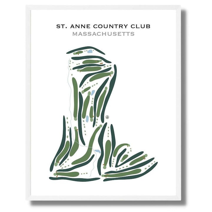 St. Anne Country Club, Massachusetts - Printed Golf Courses - Golf Course Prints