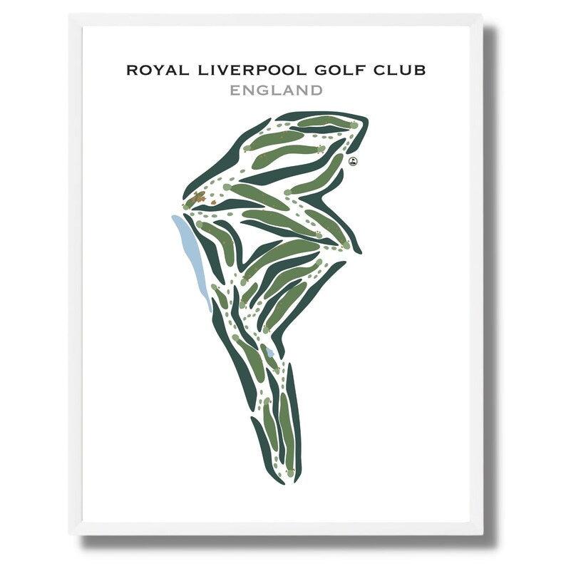 Royal Liverpool Golf Club, England - Printed Golf Courses - Golf Course Prints
