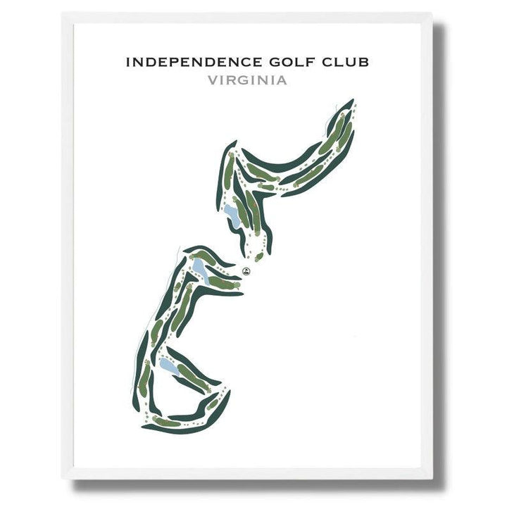 Independence Golf Club, Virginia - Printed Golf Courses - Golf Course Prints