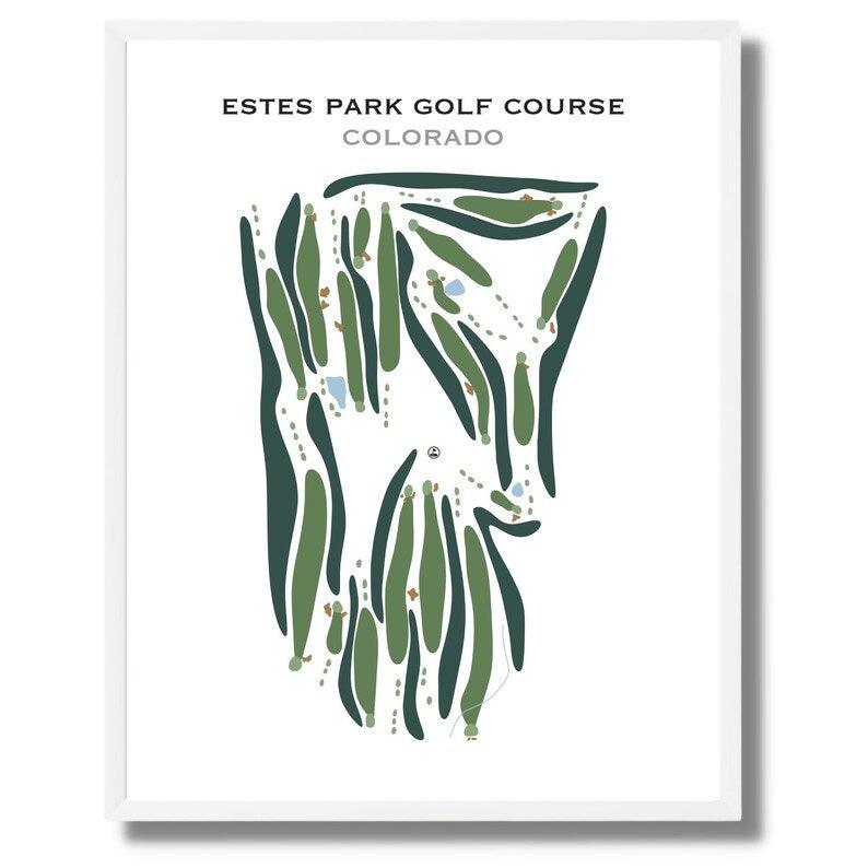 Estes Park Golf Course, Colorado - Printed Golf Courses - Golf Course Prints