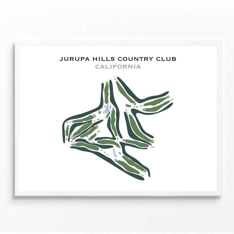 Jurupa Hills Country Club, California - Printed Golf Courses - Golf Course Prints