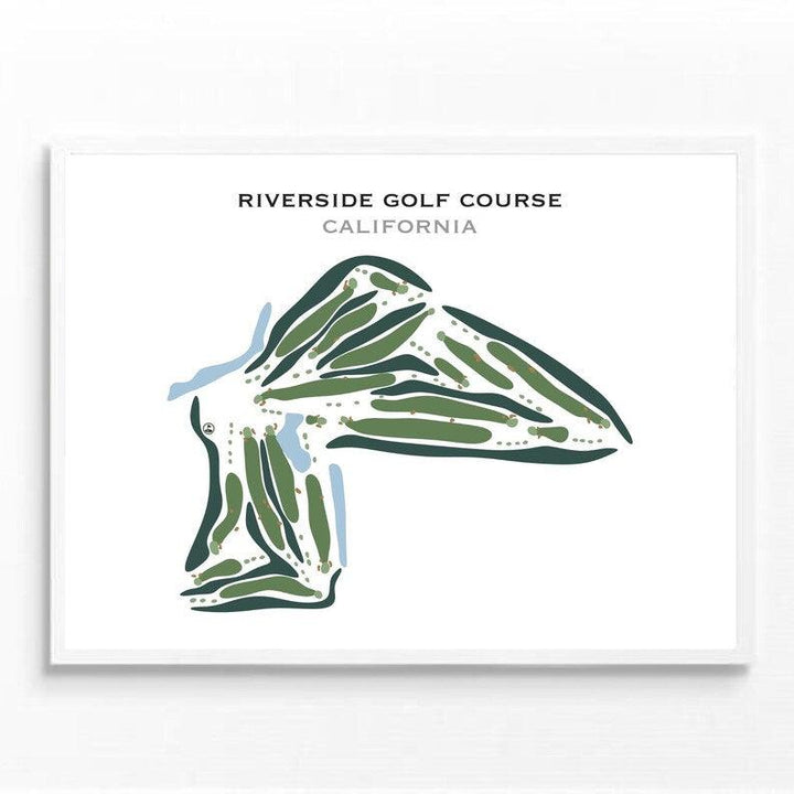 Riverside Golf Course, California - Printed Golf Courses - Golf Course Prints