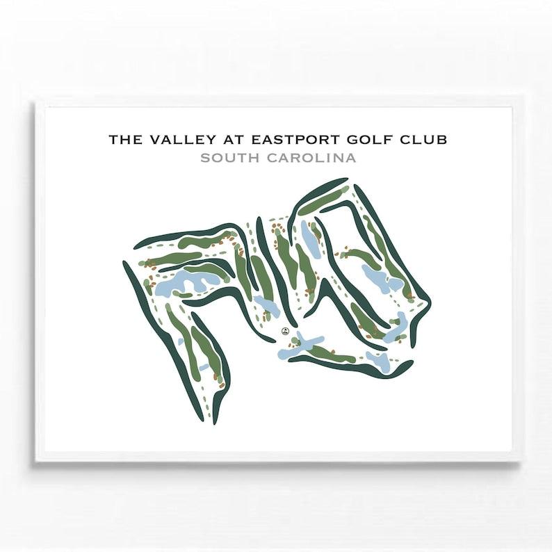 The Valley at Eastport Golf Club, South Carolina - Printed Golf Courses - Golf Course Prints