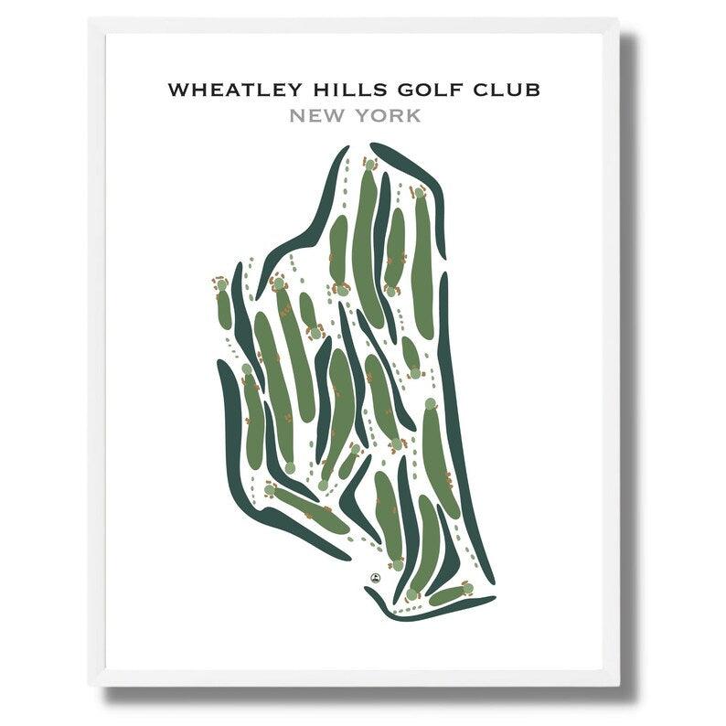 Wheatley Hills Golf Club, New York - Printed Golf Courses - Golf Course Prints