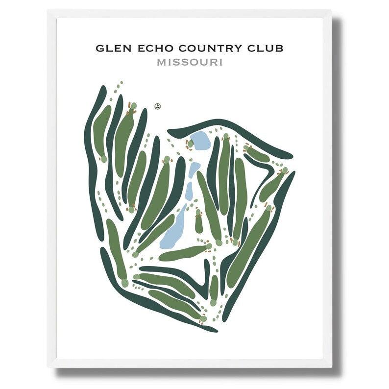 Glen Echo Country Club, Missouri - Printed Golf Courses - Golf Course Prints