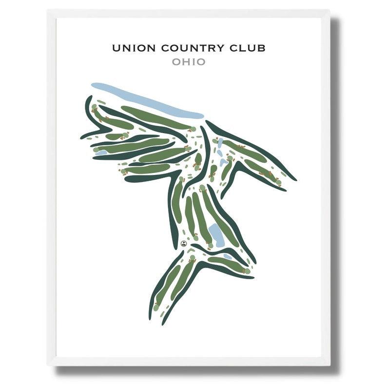 Union Country Club, Ohio - Printed Golf Courses - Golf Course Prints