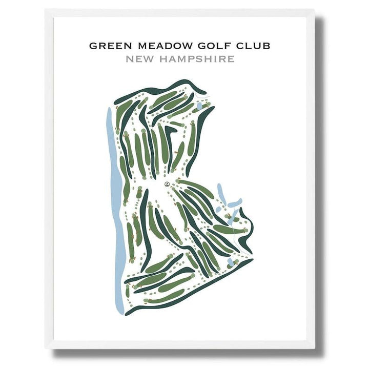 Green Meadow Golf Club, New Hampshire - Printed Golf Courses - Golf Course Prints