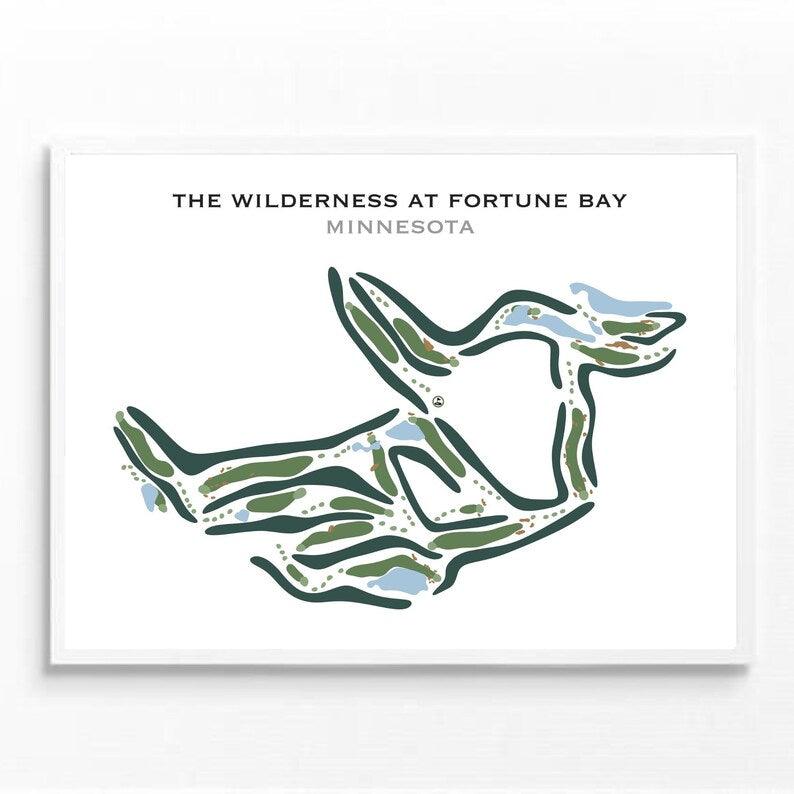 The Wilderness at Fortune Bay, Minnesota - Printed Golf Courses - Golf Course Prints