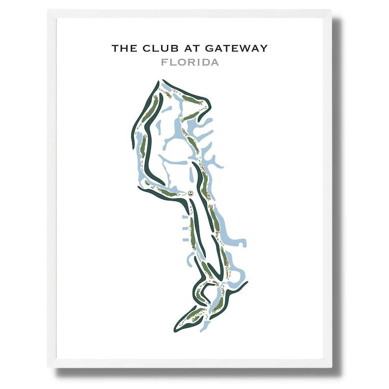 The Club at Gateway, Florida - Printed Golf Courses - Golf Course Prints