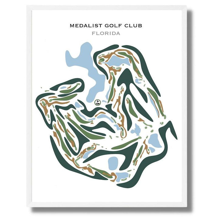 Medalist Golf Club, Florida - Printed Golf Courses - Golf Course Prints