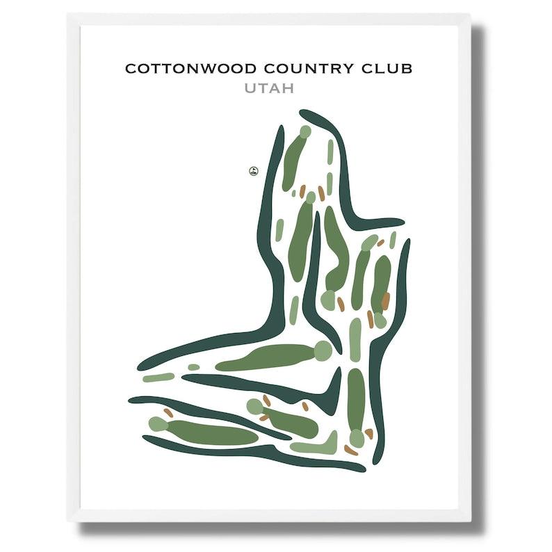 Cottonwood Country Club, Utah - Printed Golf Courses - Golf Course Prints