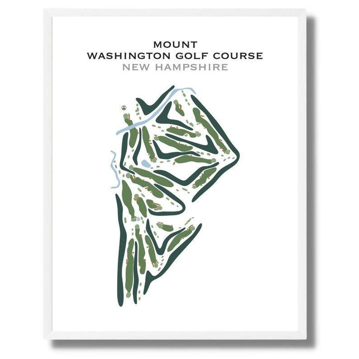 Mount Washington Golf Course, New Hampshire - Printed Golf Courses - Golf Course Prints