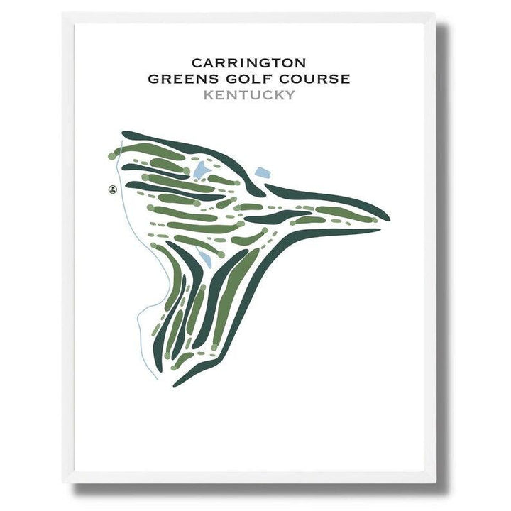 Carrington Greens Golf Course, Kentucky - Printed Golf Courses - Golf Course Prints