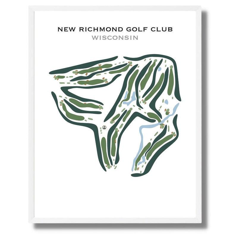 New Richmond Golf Club, Wisconsin - Printed Golf Courses - Golf Course Prints