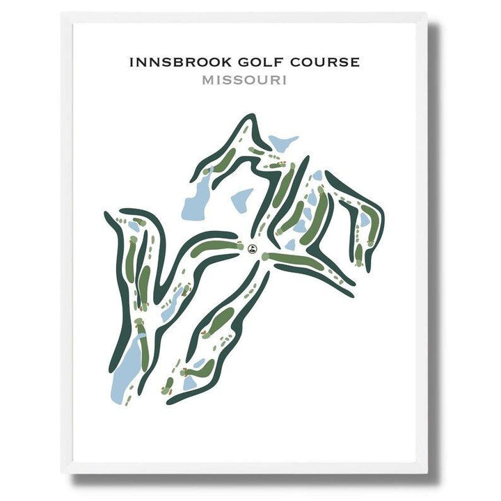 Innsbrook Golf Course, Missouri - Printed Golf Courses - Golf Course Prints