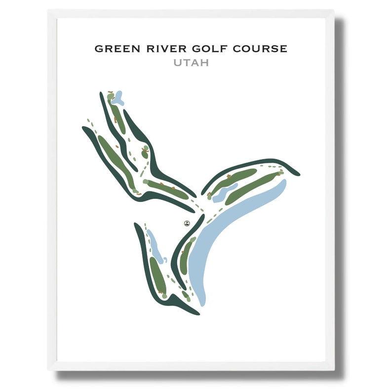 Green River Golf Course, Utah - Printed Golf Courses - Golf Course Prints