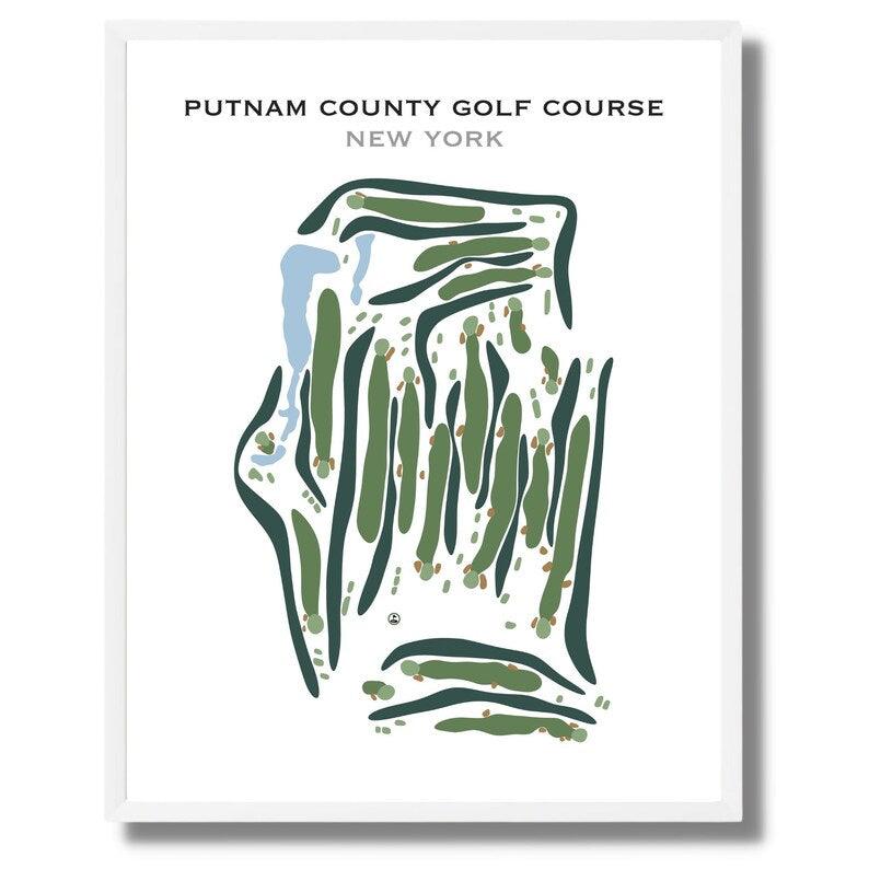 Putnam County Golf Course, New York - Printed Golf Courses - Golf Course Prints