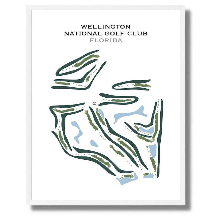 Wellington National Golf Club, Florida - Printed Golf Courses - Golf Course Prints