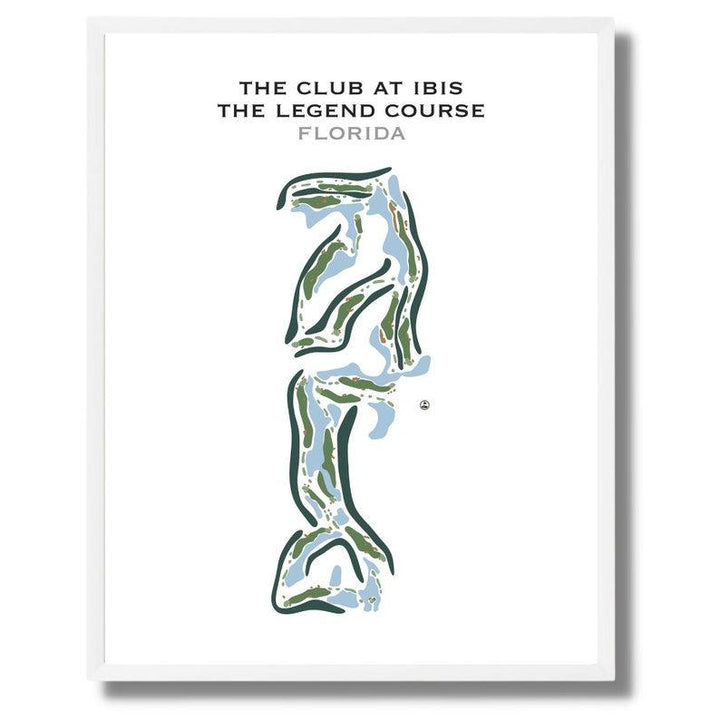 The Club At Ibis The Legend Course, Florida - Printed Golf Courses - Golf Course Prints
