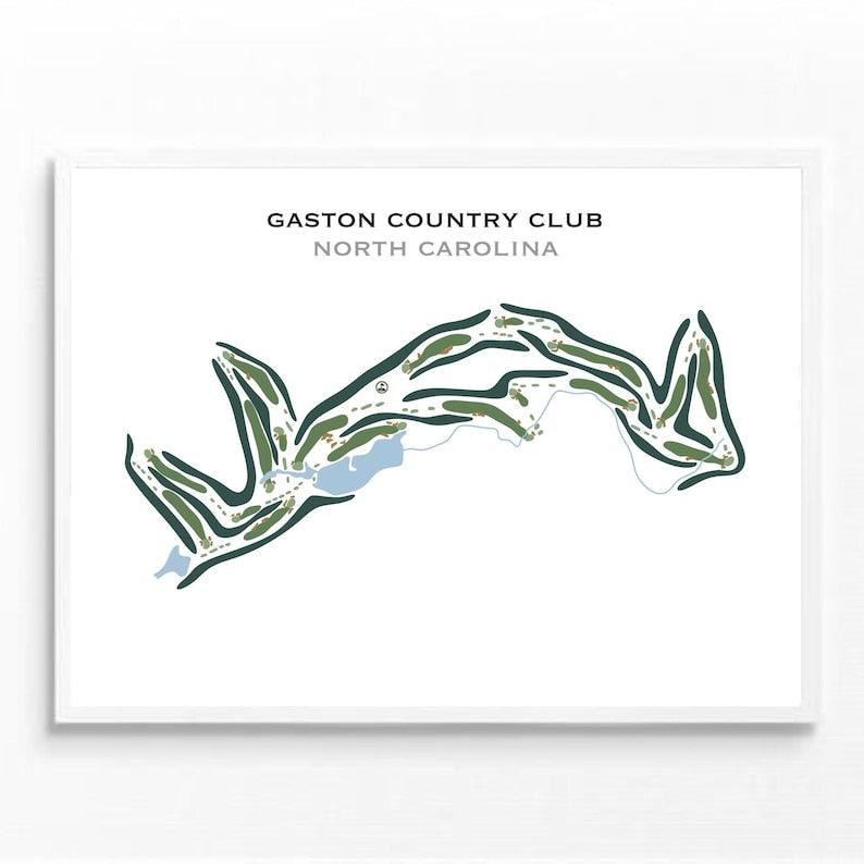 Gaston Country Club, North Carolina - Printed Golf Courses - Golf Course Prints