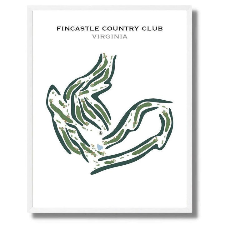 Fincastle Country Club, Virginia - Printed Golf Courses - Golf Course Prints