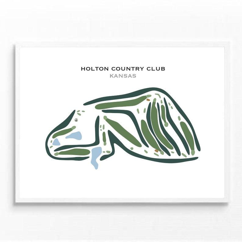 Holton Country Club, Kansas - Printed Golf Courses - Golf Course Prints