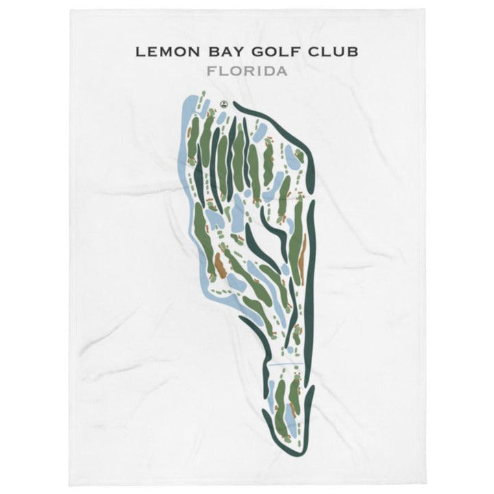 Lemon Bay Golf Club, Florida - Printed Golf Courses - Golf Course Prints