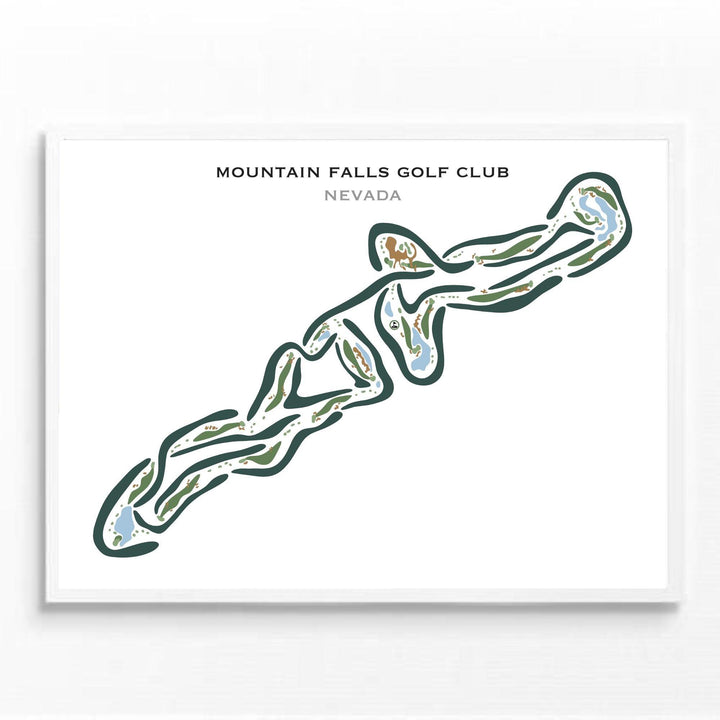Mountain Falls Golf Club, Nevada - Printed Golf Courses - Golf Course Prints