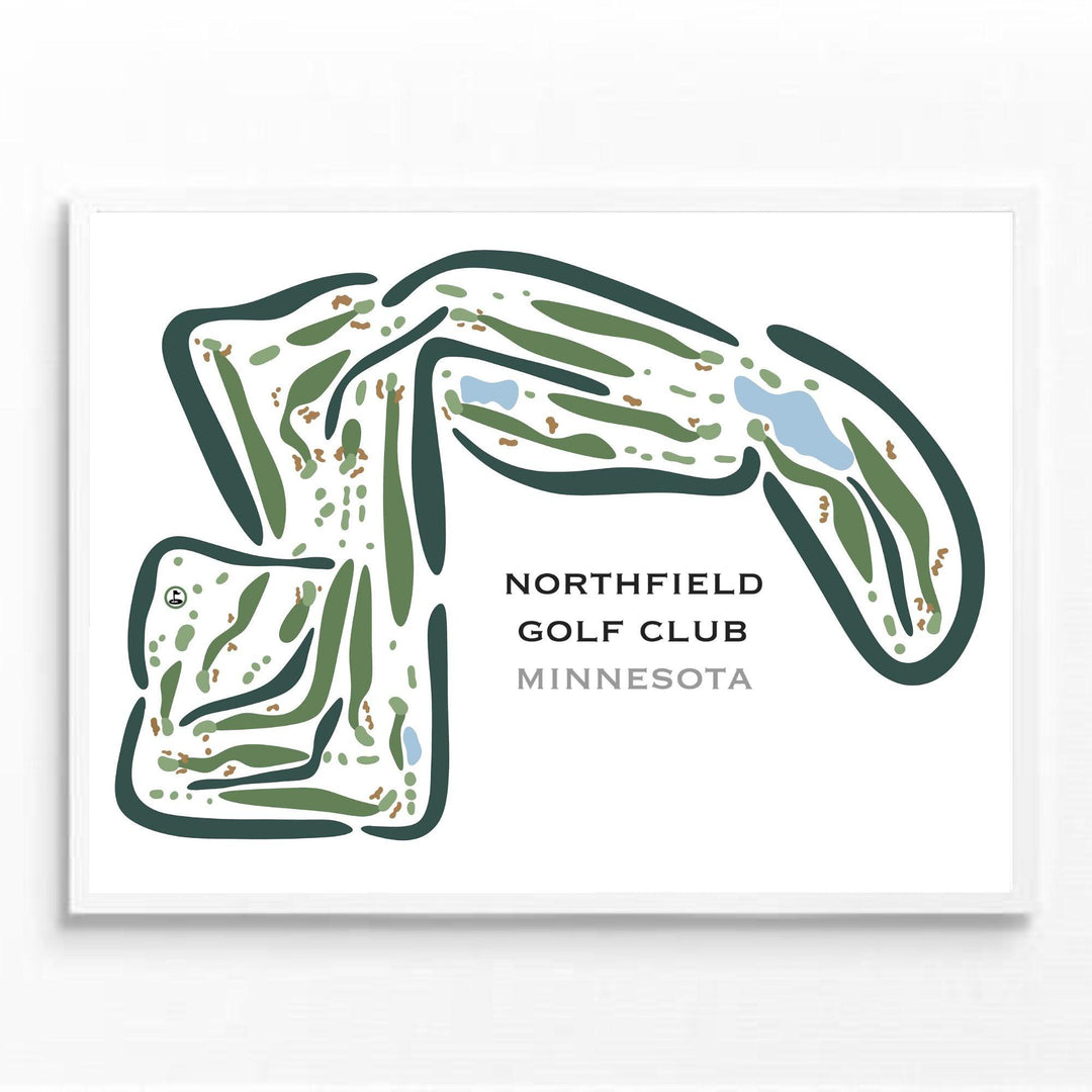 Northfield Golf Club, Minnesota - Printed Golf Courses - Golf Course Prints
