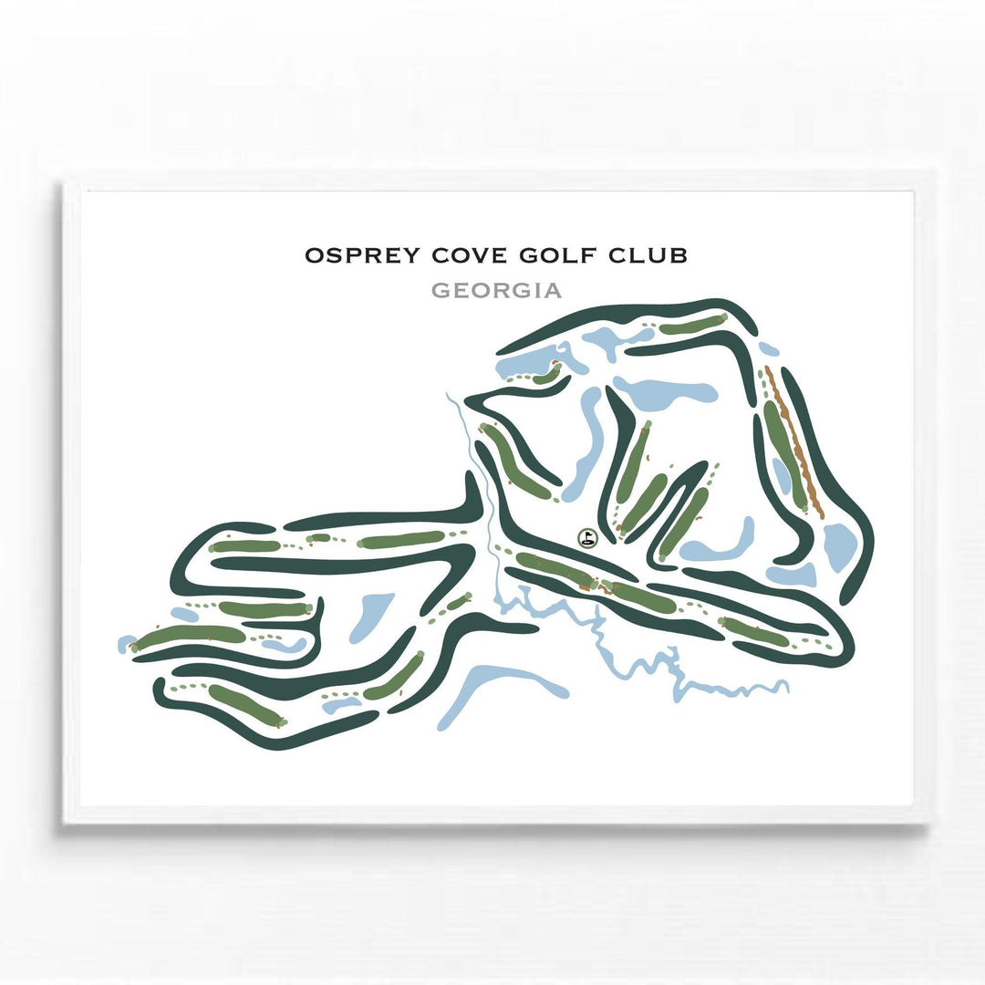 Osprey Cove Golf Club, Georgia - Printed Golf Courses - Golf Course Prints
