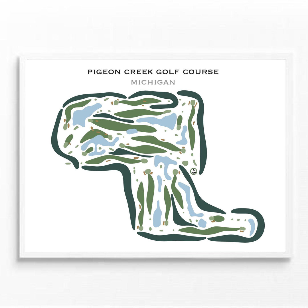 Pigeon Creek Golf Course, Michigan - Printed Golf Courses - Golf Course Prints